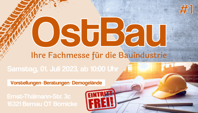 OstBau - Ihre Fachmesse für die Bauindustrie